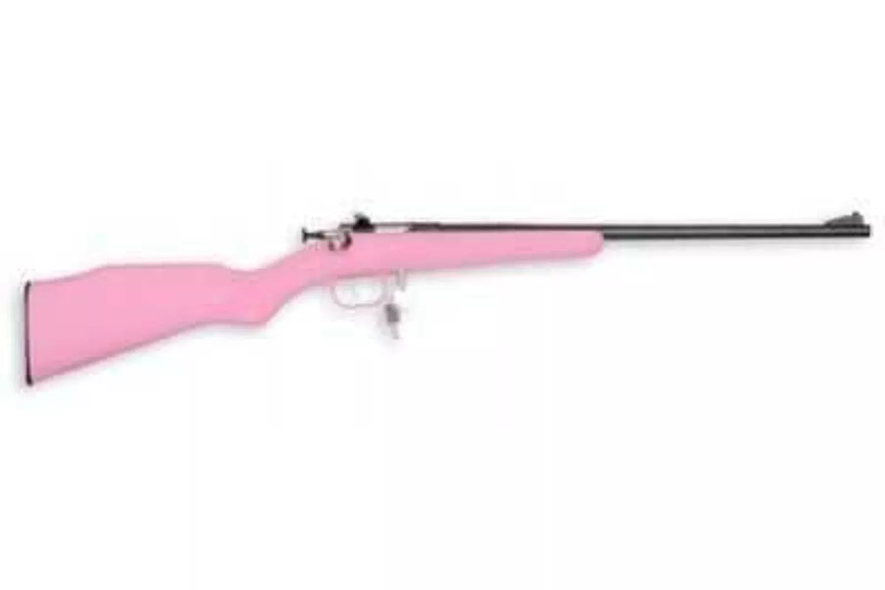 Crickett 22 Long Rifle 16.125" Barrel Single Shot Pink Synthetic Stock Blued Bolt Action 220