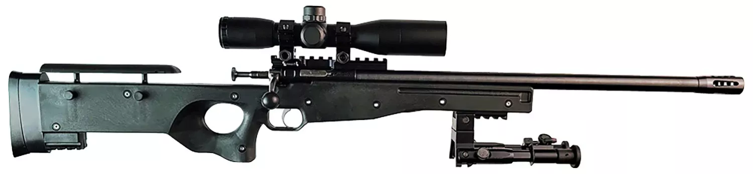 Crickett KSA2159 CPR Complete Package Youth 22 LR 1RD 16.12″ Threaded Bull Barrel W/Muzzle Brake, Adjustable Cheek Comb Synthetic Stock, 10 3/8″-11 1/8″ LOP, Integrated Buttstock & Forend Crickettinny