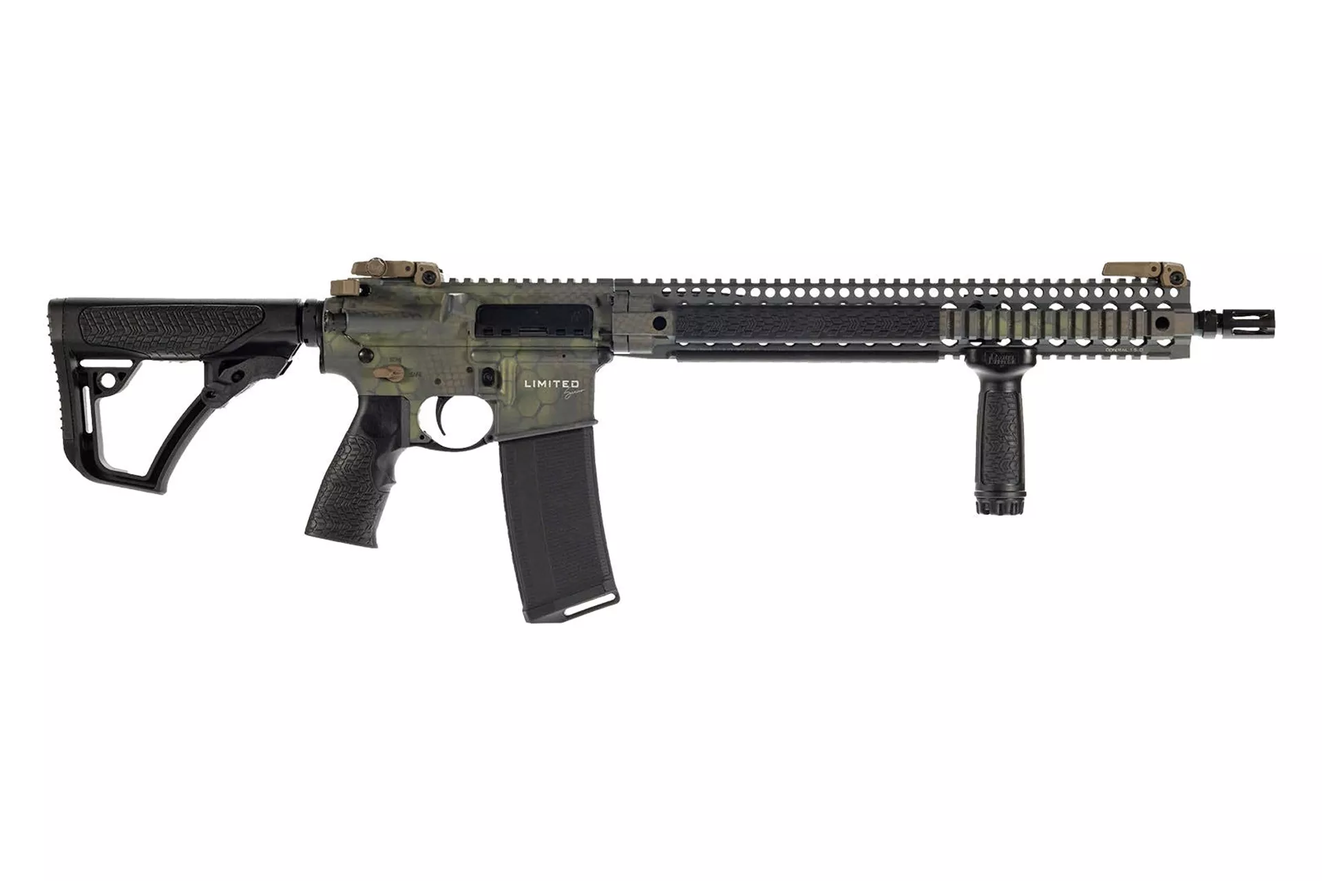 Daniel Defense DDM4 V9 32+1 16″ Crocodile Rattlecan 5.56 Semi-Auto AR-15 Rifle – DLRLIMSER-002