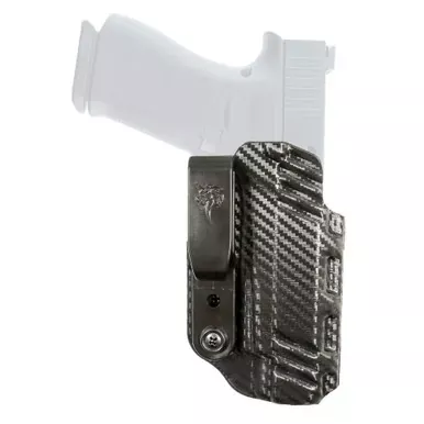 DeSantis Gunhide Slim-Tuk, Inside Waistband Holster, Fits Glock 48, Ambidextrous, Carbon Fiber Exterior Finish, Blue Kydex Interior 219KJ4TZ0