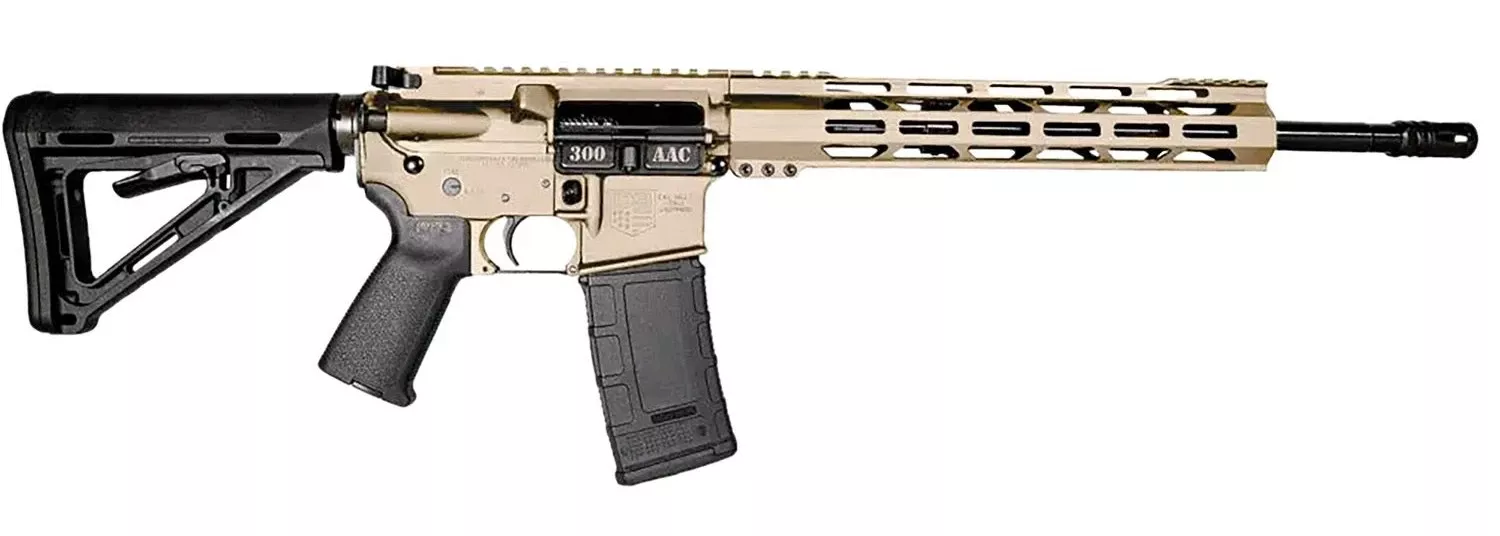 DIAMONDBACK FIREARMS DB15 300BLK 16″ 30+1 FDE M-LOK