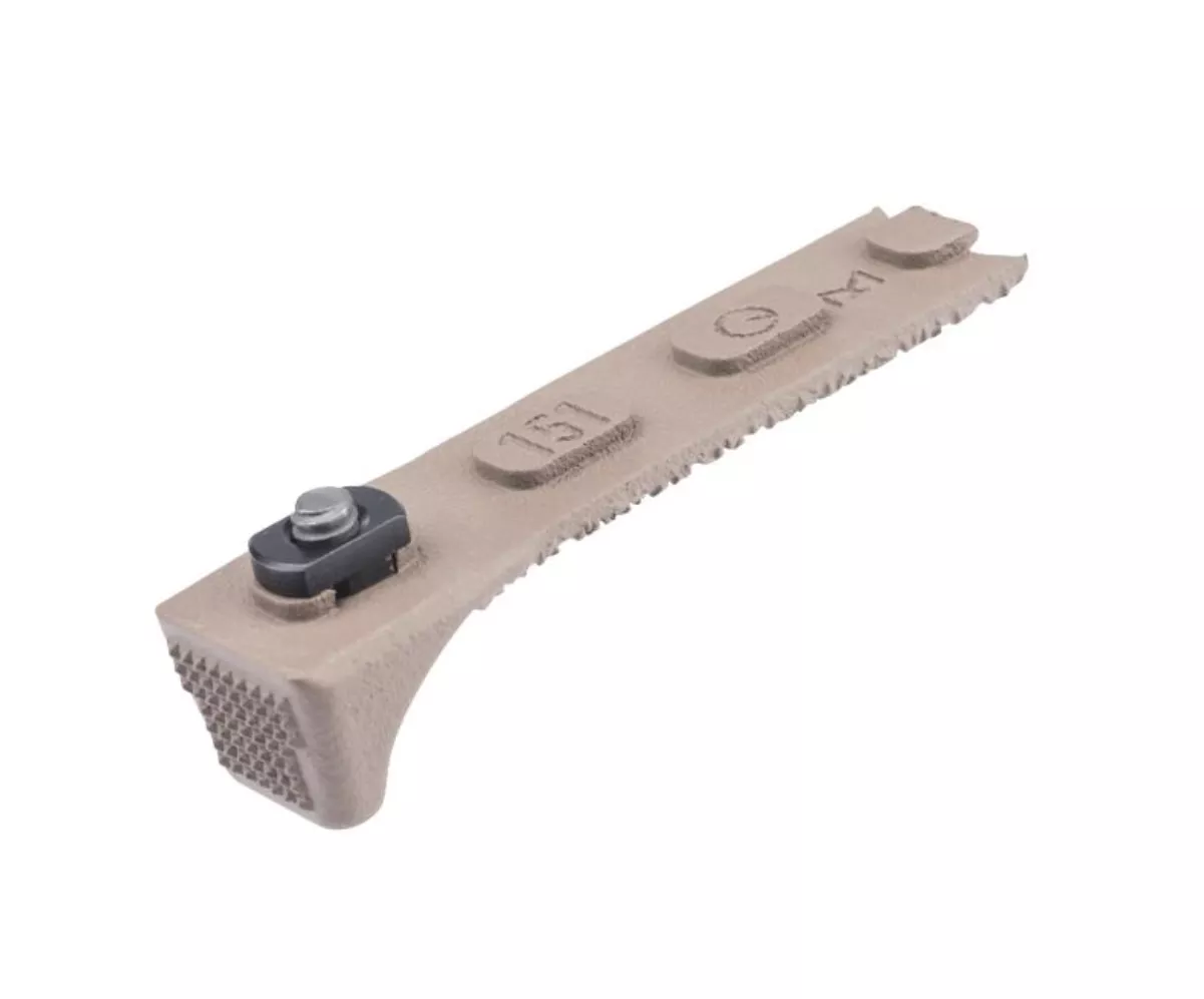 Emissary Development Integrated Rail Panel Flat w/ Forward Stop – FDE Cerakote – EMIRP-FLT-B-FDE