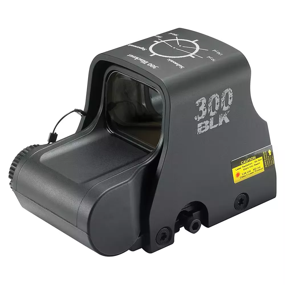 EOTech Single CR123 Battery; 2 Dot Reticle With .300 Blackout Ballistics On Hood – XPS2-300