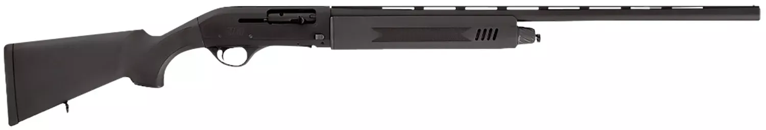 Escort HEPS41280501 PS Full Size 410 Gauge Semi-Auto 3″ 4+1 28″ Black Vent Rib Barrel, Black Anodized Grooved Aluminum Receiver, Adjustable Black Synthetic Stock