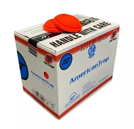 Euro Clay Targets American Trap Blaze Red 132x