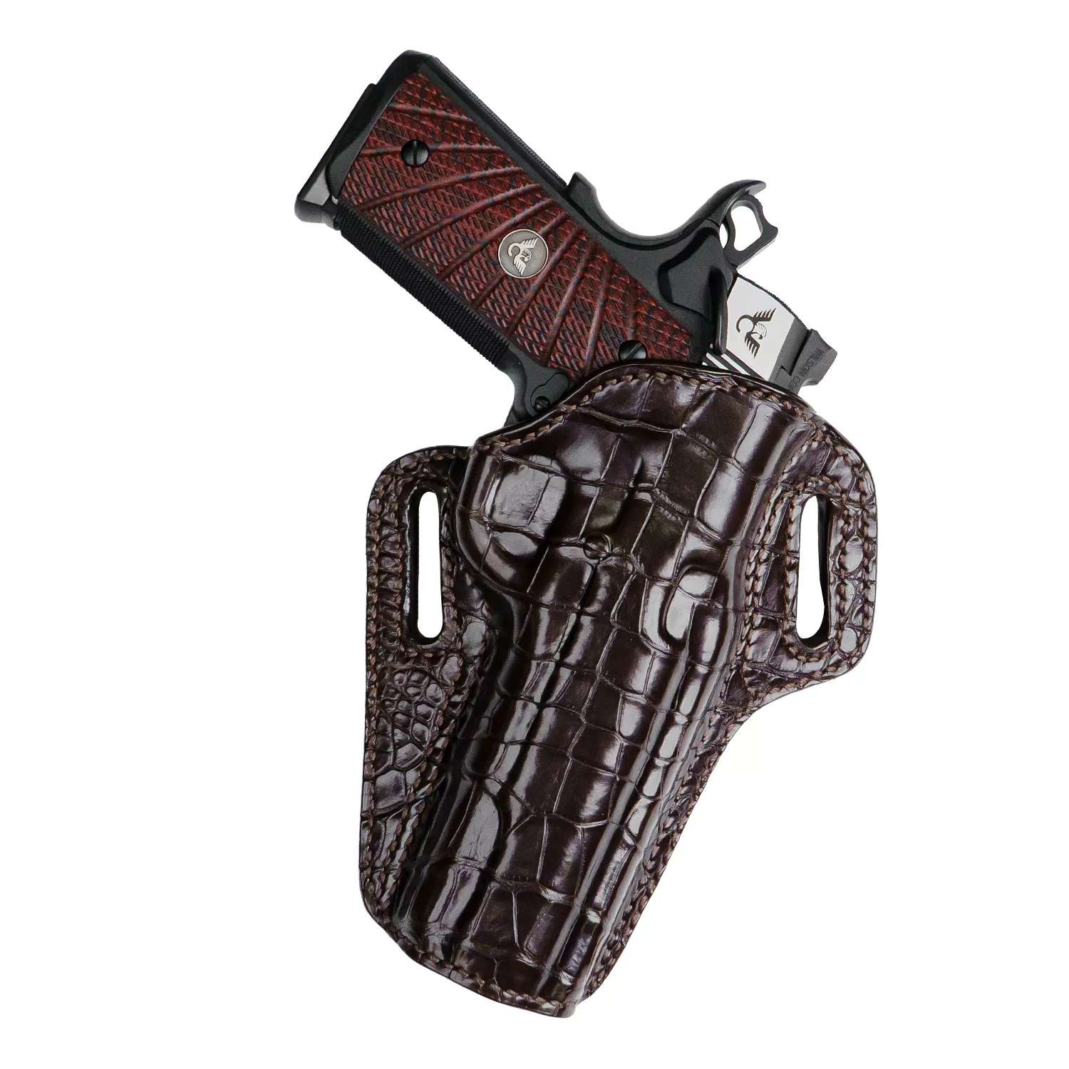 EXOTIC CONCEALABLE HOLSTER ALLIGATORFOR AUTOS & REVOLVERS