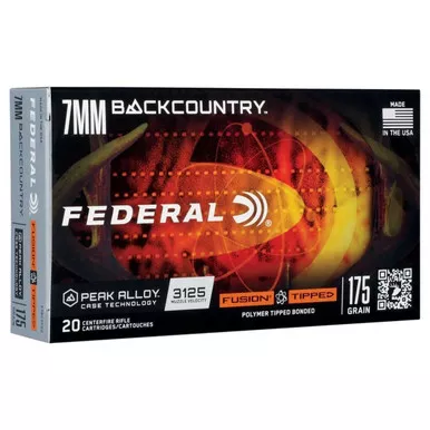 Federal 7mm Backcountry 175gr Fusion Tipped F7BCTFS2