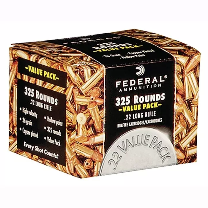 FEDERAL – Champion Training 22 LR 36gr Copper Plated HP 325/Box Quantity Discount PriceAdd To Favorite