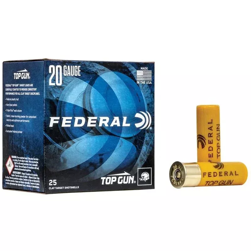 FEDERAL – Top Gun 20 Gauge 2-3/4″ 7/8oz #9 Shot 25/Box Quantity Discount PriceAdd To Favorite