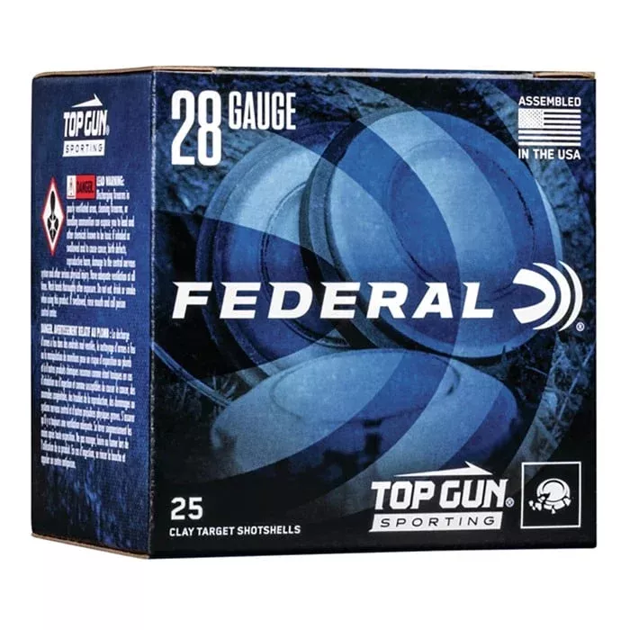 FEDERAL – Top Gun 28 Gauge 2-3/4″ 3/4oz #8 Shot 25/Box Quantity Discount PriceAdd To Favorite