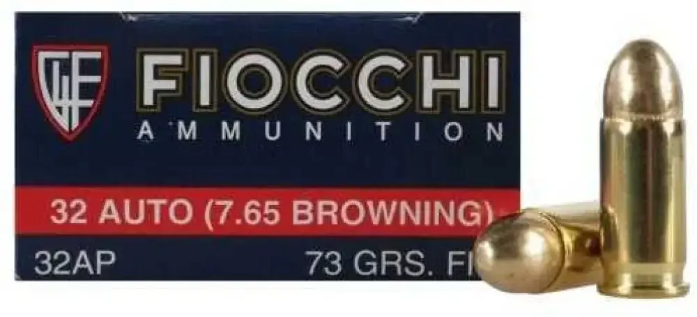 Fiocchi 32 Acp Metal Jacket Precision Performance for Target Shooting
