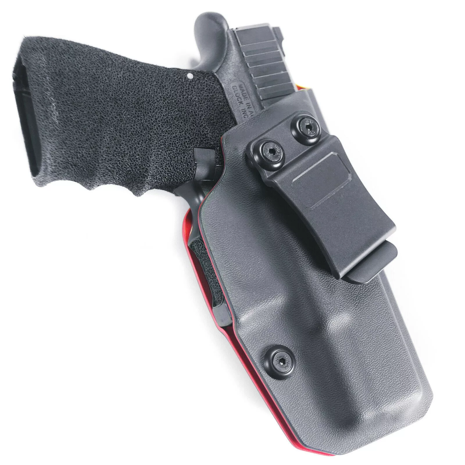 Fits Glock 19 Gen 3 4 5 IWB Red Kydex Concealed Carry Retention Holster Right