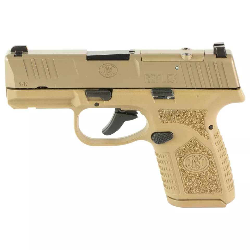 FN Reflex MRD 9mm 3.3" 10-Round FDE Pistol