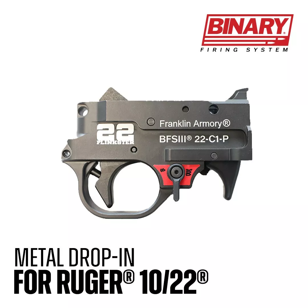 Franklin Armory BFSIII 22-C1 10/22 Binary Trigger – Curved – 02-50000-BLK