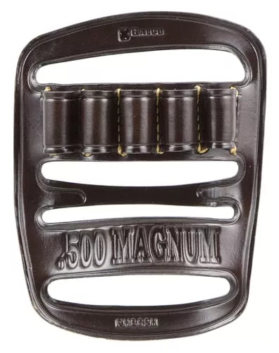 Galco KHB62H Kodiak Bandolier Havana Brown Leather 500 S&W Mag Capacity 5rd Belt Slide Mount