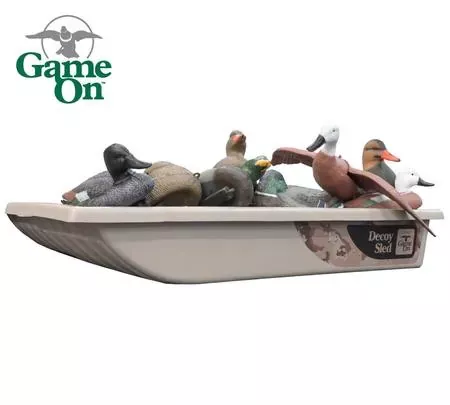 Game On Tan Decoy Sled with Rope