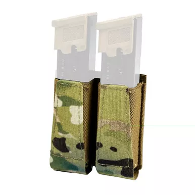 GBRS Group Double Pistol, Magazine Pouch, MultiCam, Fits (2) Pistol Magazines GEAR-DPMP-BR-MC