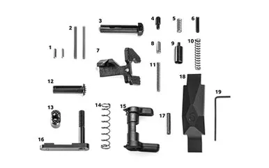 Geissele Automatics Geissele Automatics GEISSELE LPK Ultra Duty Lower Parts Kit in Desert Tan
