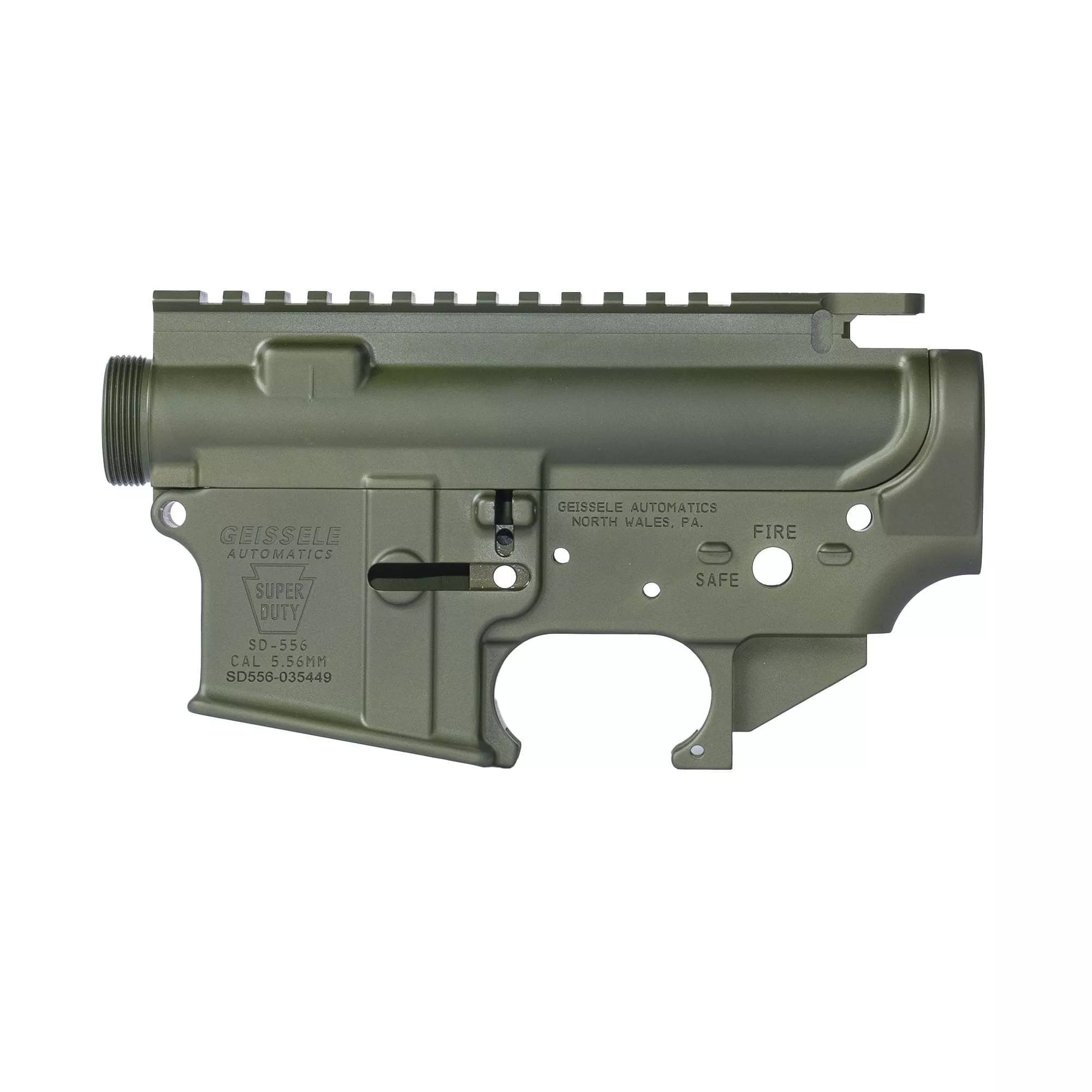 Geissele Super Duty Receiver Set-OD Green