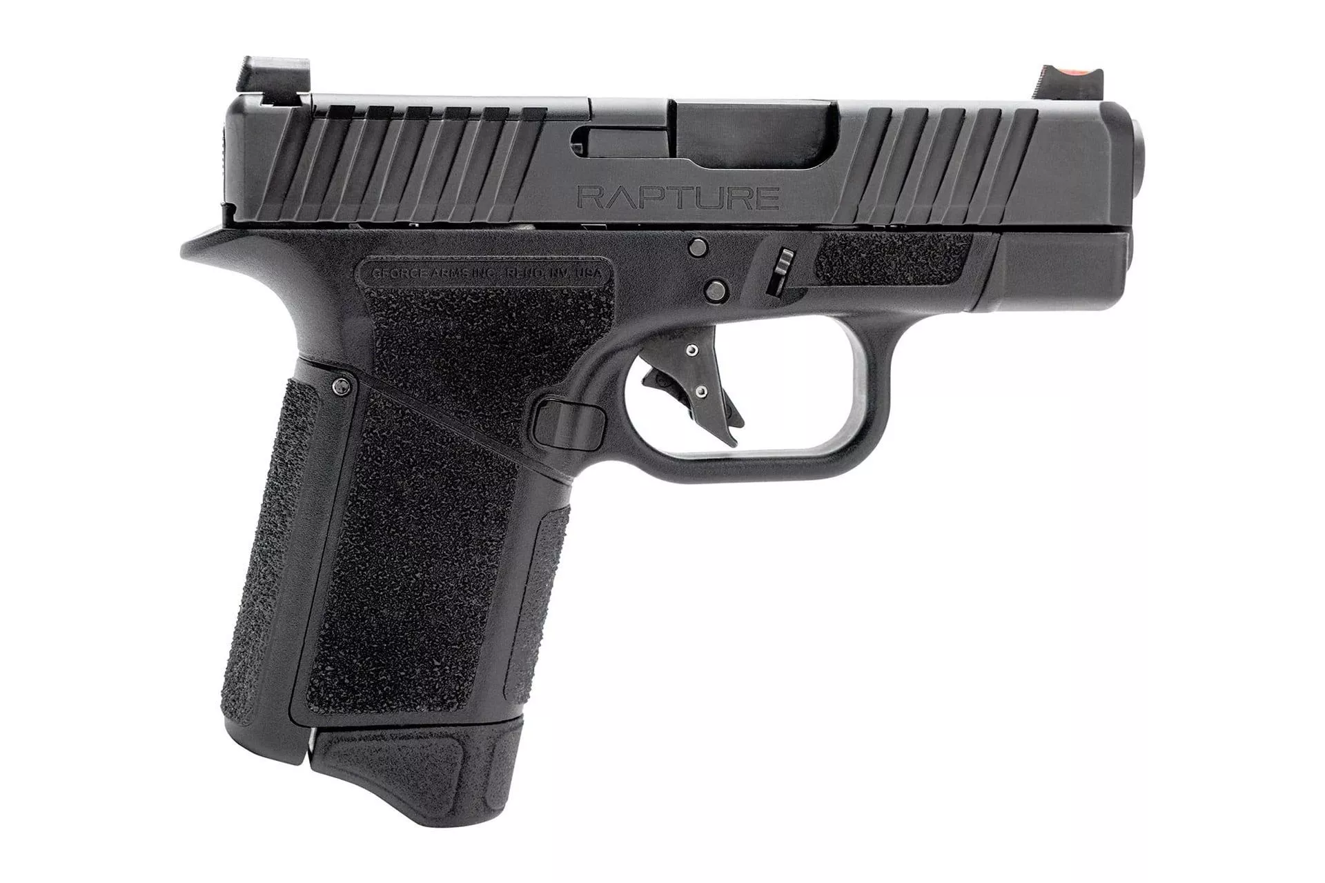 GForce Arms GF9 Rapture 3.25″ Barrel 9mm Luger Caliber 12 Capacity Pistol Semi-Auto – Black – GF932512