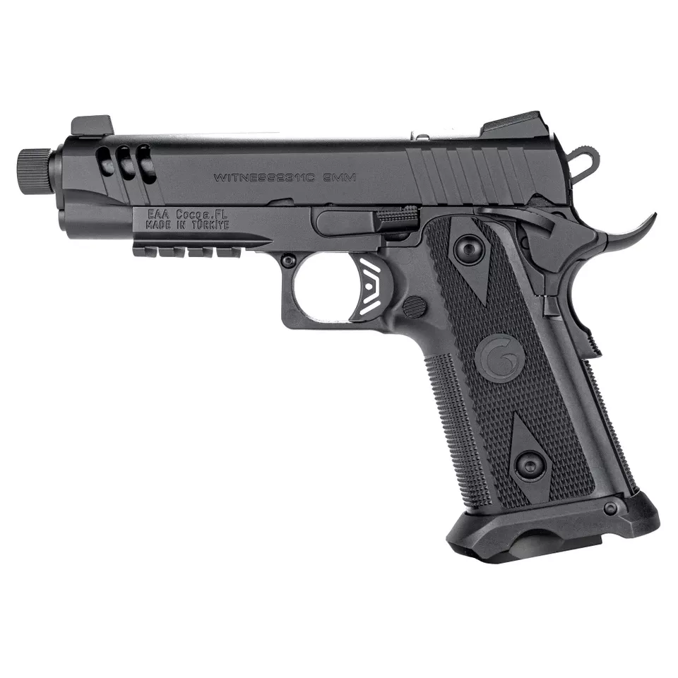 GIRSAN 2311 Compact 9mm Pistol, 4.5" Barrel, 17-Round Capacity, Black Finish
