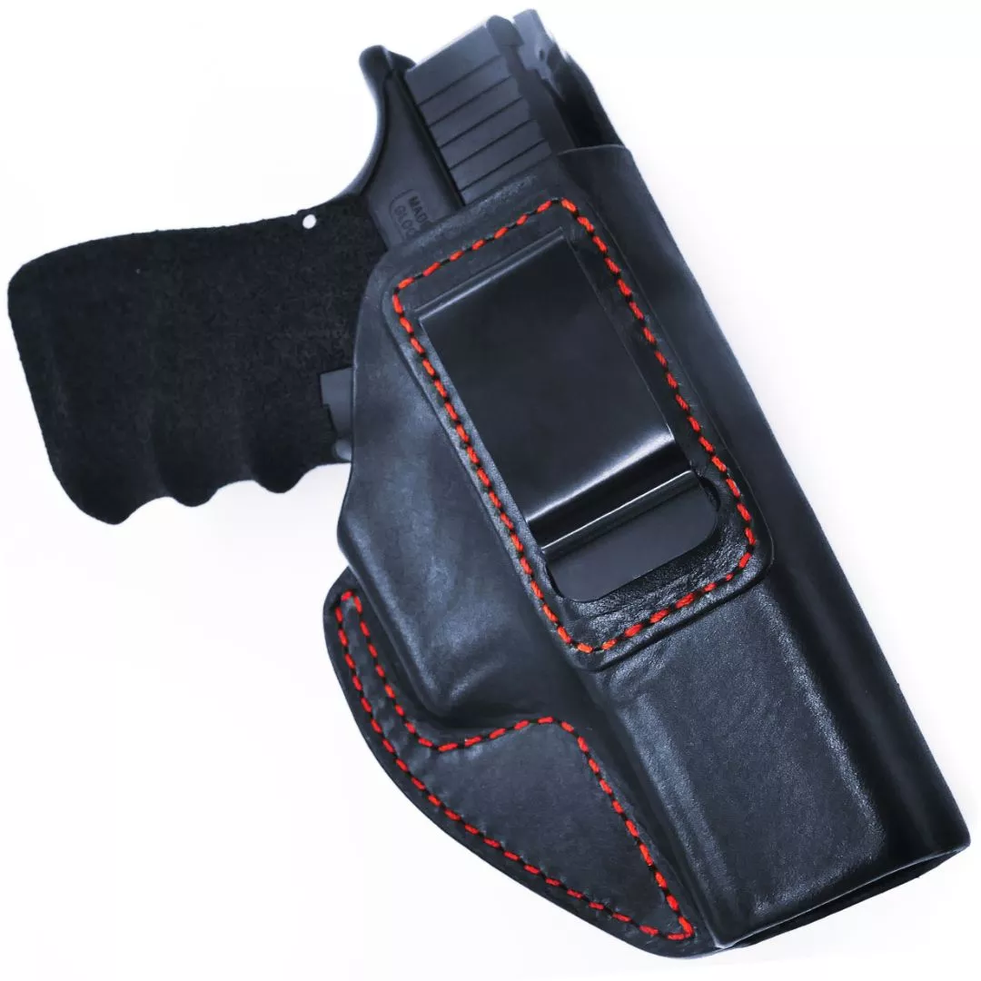 For Glock 17 / 19 IWB Leather Holster for CCW Right Handed