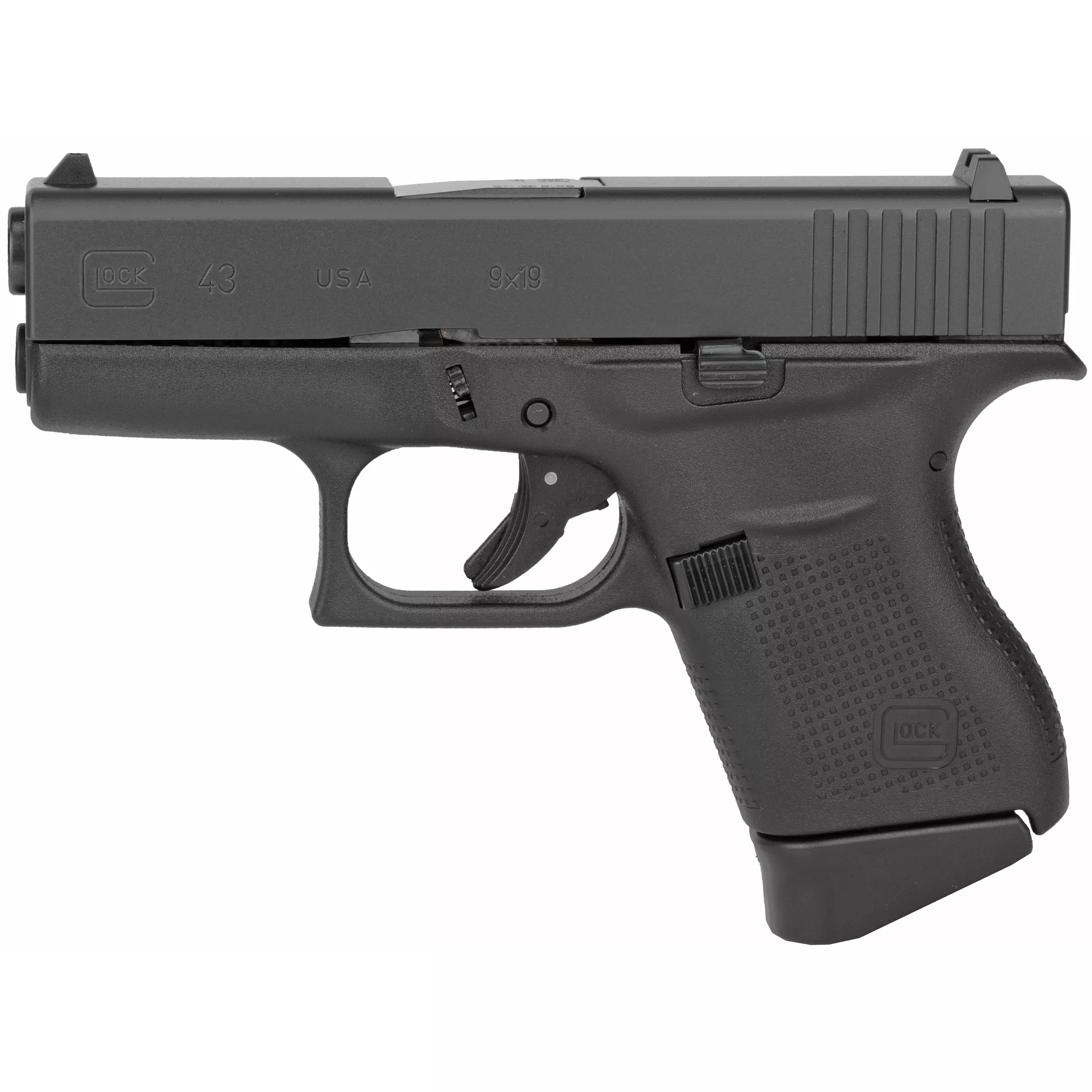 GLOCK 43 9MM BLK 6RD
