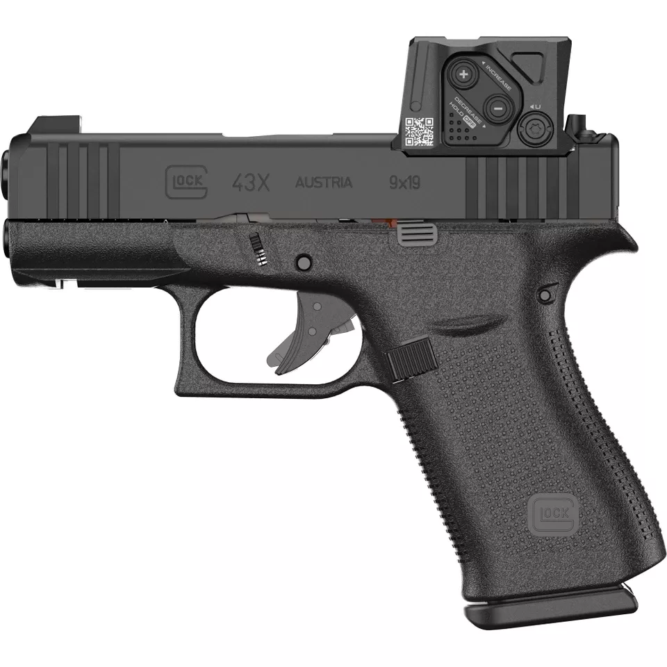 GLOCK 43X 9MM 10-Round MOS8 Black COA Frame