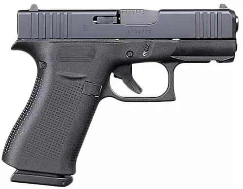 Glock 43x Handgun 9mm Luger 10rd Magazines (2) 3.41" Barrel Black FS with Front Rails USA