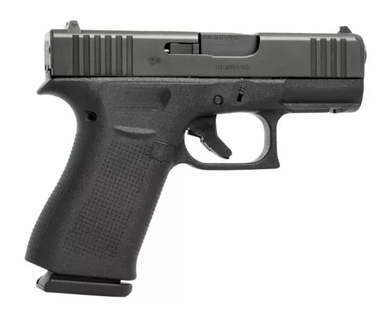 Glock PX4350203FR G43X9mm Luger 15+1 3.41" Black GMB Barrel, Black Steel Serrated w/Optic Slide, Black Polymer Frame w/Accessory Rail, Ambidextrous