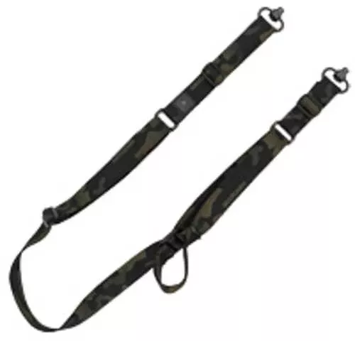 GrovTec Sabre 2 Point Sling, Matte Finish, Multicam Black, Includes Push Button Swivels GTSL137