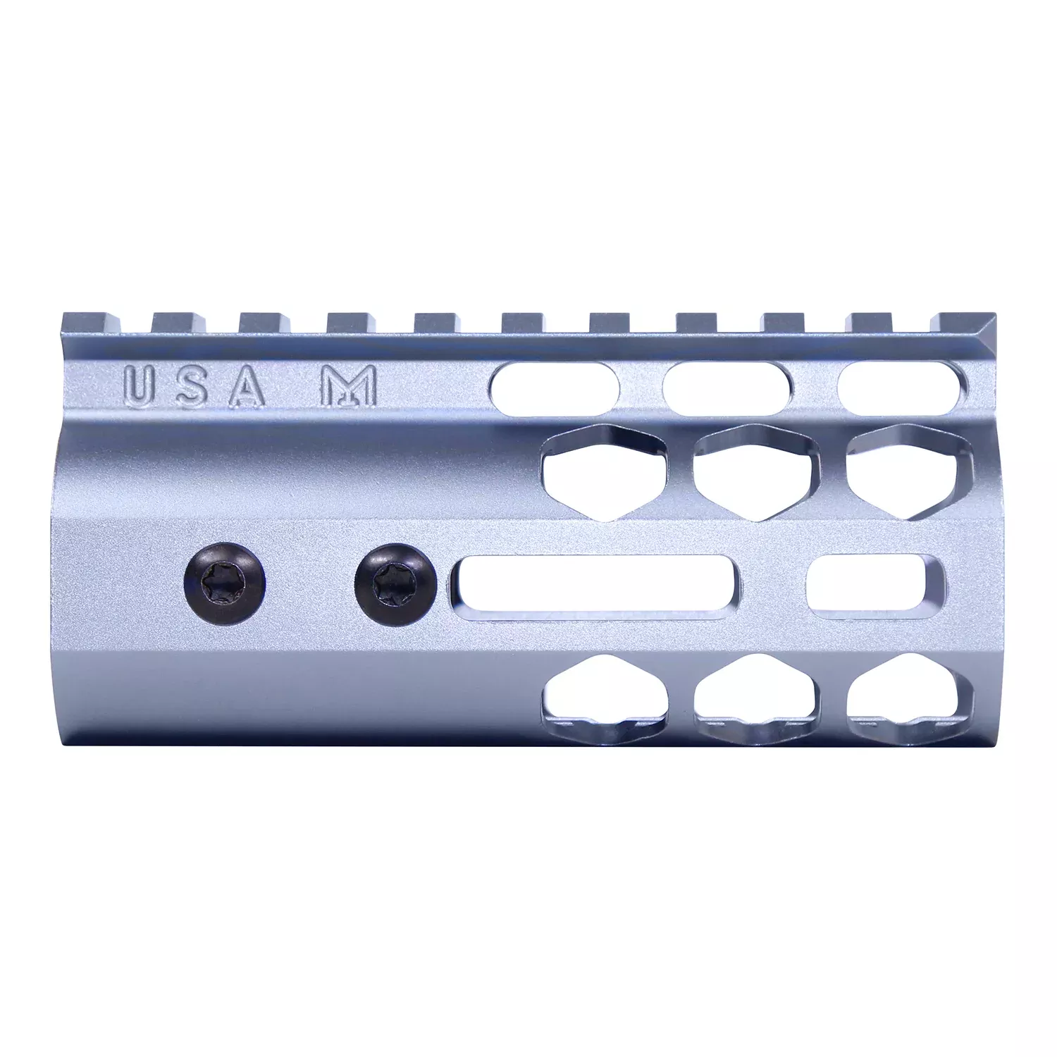 Guntec 4" Honeycomb M-LOK Handguard - Grey
