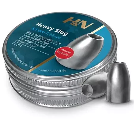H&N .22 Slug 36gr Hollow Point Heavy Slugs