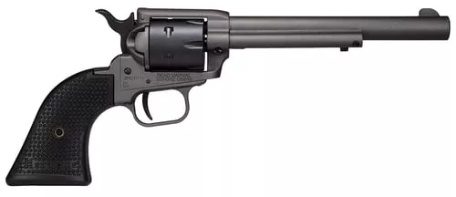 Heritage Rough Rider Steel Frame Tungsten Cerakote Handgun .22 LR 6rd Capacity 6.5″ Barrel Polymer Black