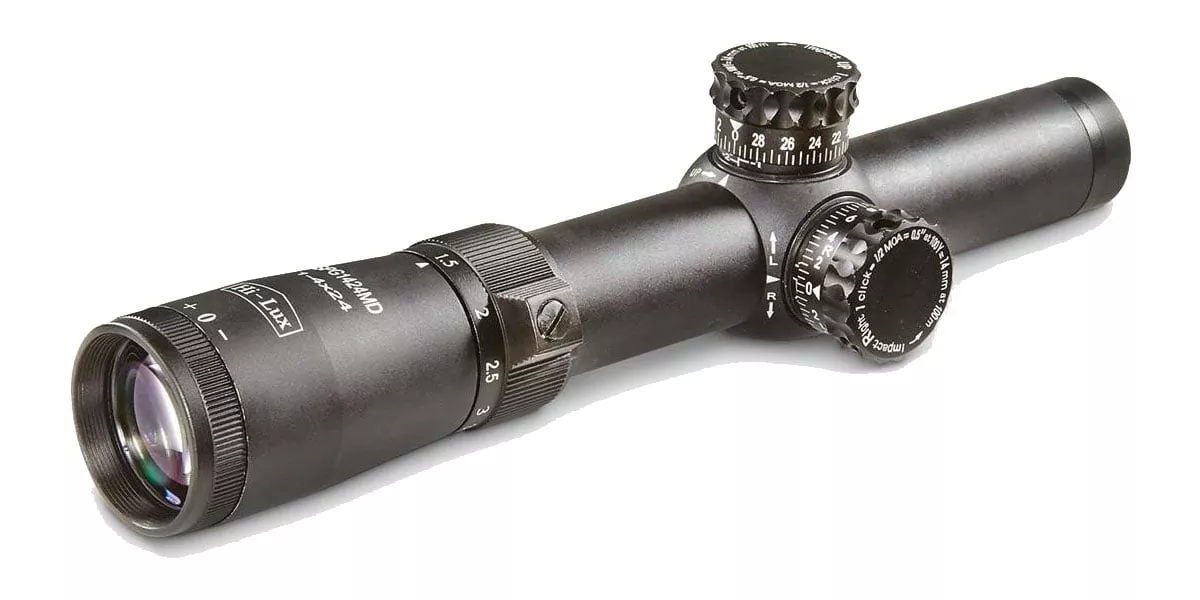 Hi-Lux Leatherwood SPG 1-4x24 LPVO Rifle Scope