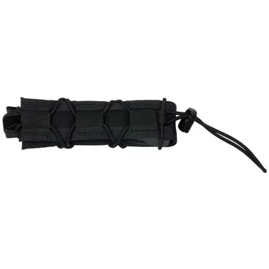 High Speed Gear Extended Pistol TACO LT, Single Magazine Pouch, Molle, Fits Most PCC Magazines, Hybrid Kydex and Nylon, Black 11EX00BK