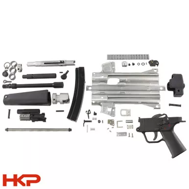 HK MP5 Parts Kit - SEF Binary Trigger - Pistol Build - Receiver Flat and Weldment Set - 9mm