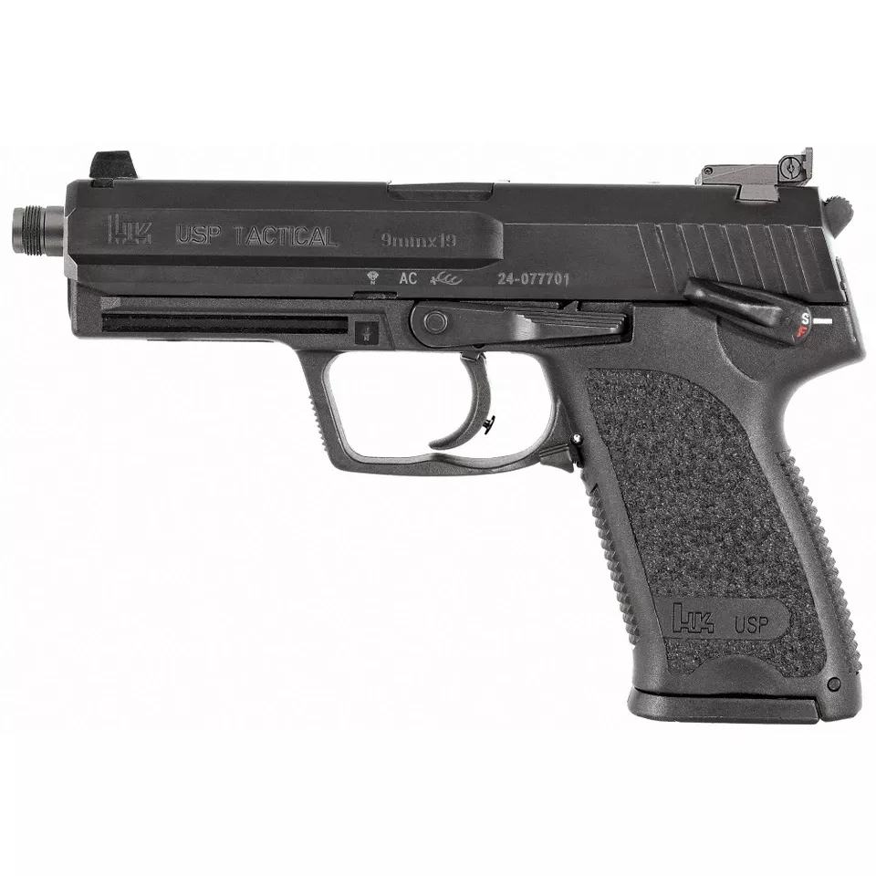 HK USP-T 9mm Pistol, 4.86" Barrel, 15-Round Capacity, V1 DA/SA