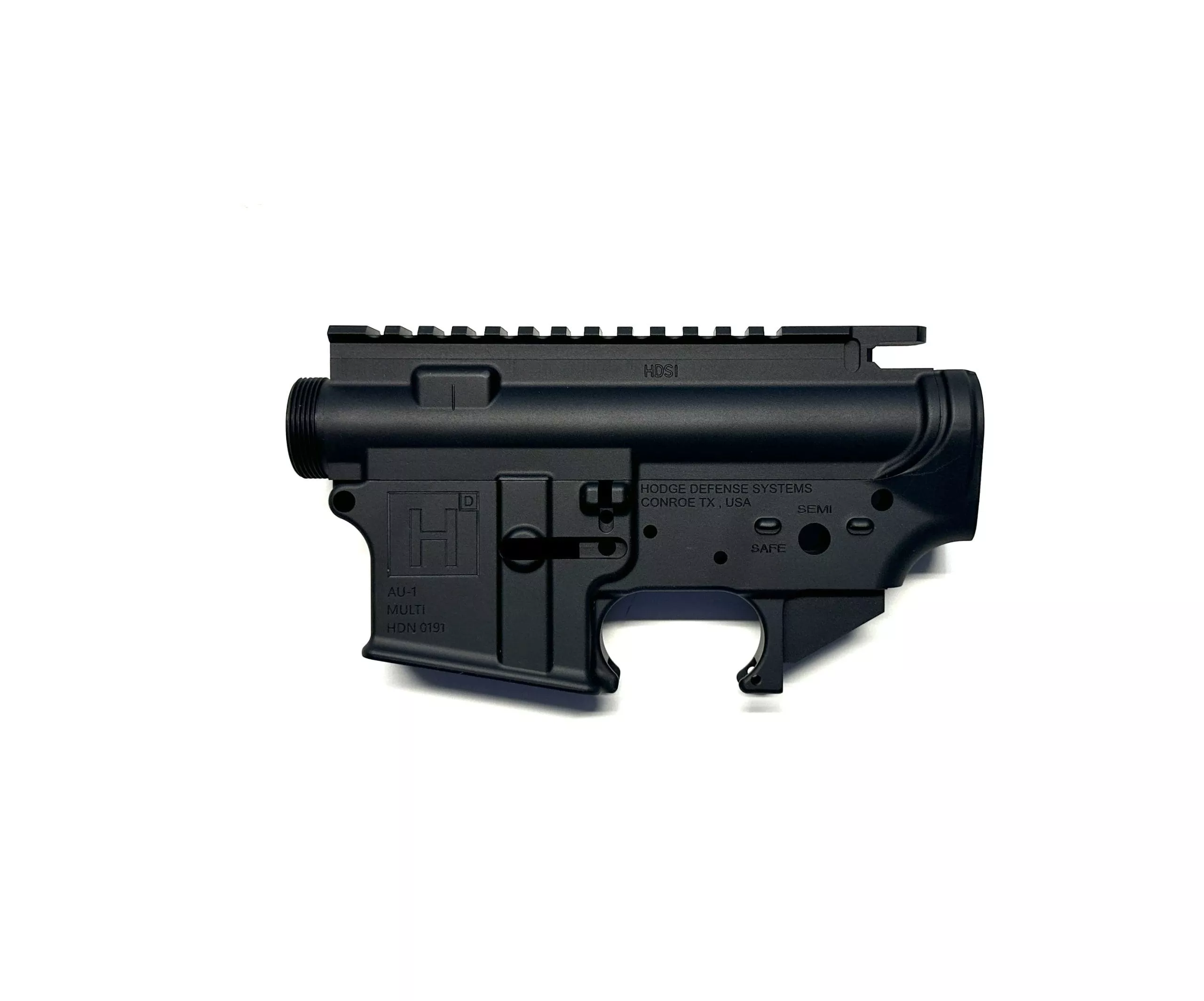 Hodge Defense Systems MOD 1 Receiver Set-BLACK ANODIZE