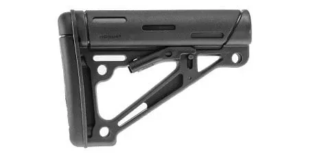 Hogue Mil-Spec Stock - Black Rubber