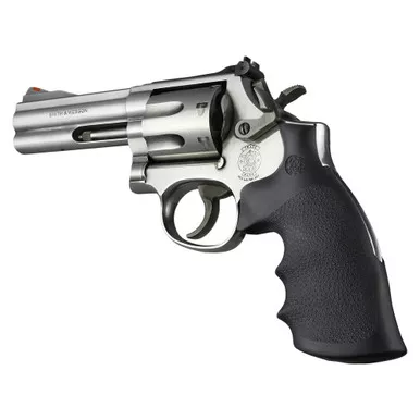 Hogue Rubber Grip - Revolver Grip, S&W K/L RB to SB Conv, Black