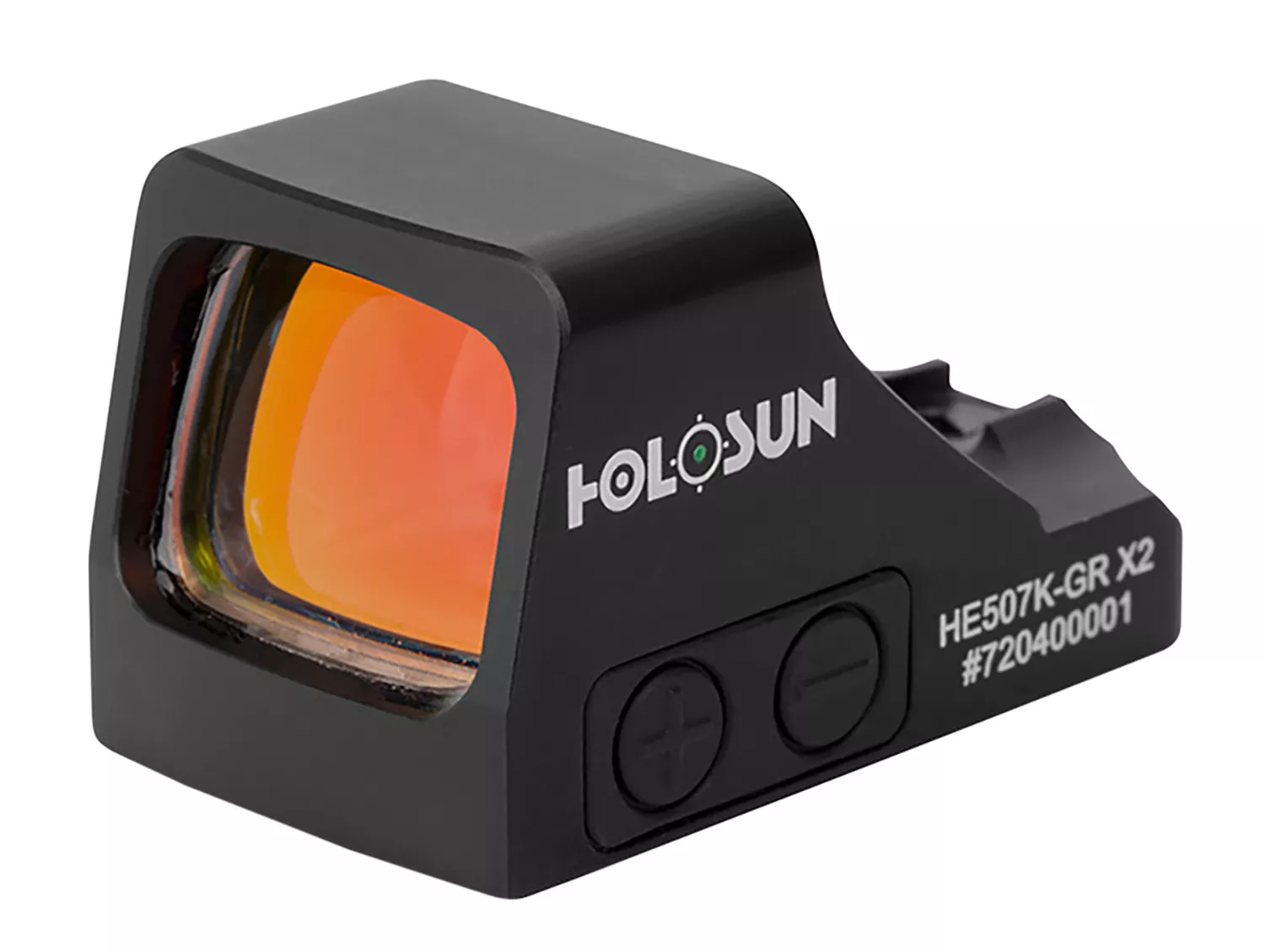 Holosun HE507KGRX2 507Black Anodized 1 x 0.58" x 0.77" 2 MOA Green Dot/32 MOA Circle Multi Reticle