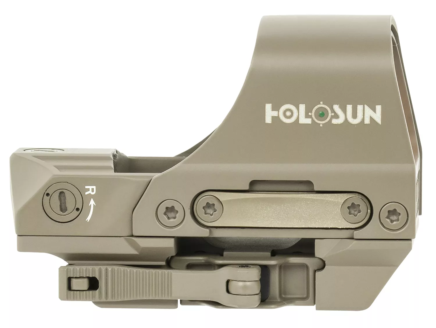 Holosun HE510CGRFDE 510Flat Dark Earth 1 x 0.91" x 1.26" 2 MOA Green Dot/65 MOA Circle Multi Reticle