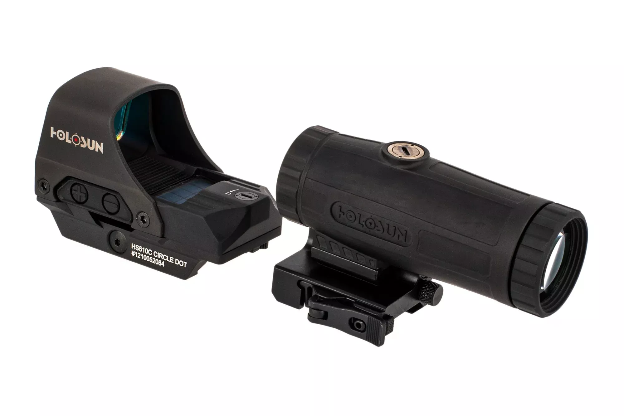 Holosun HS510C Red Multi-Reticle Sight + HM3X Magnifier