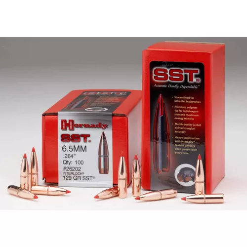 Hornady 27302 SST270 Cal .277 130 gr Super Shock Tip 100 Per Box 25 Case UPC: 090255200317