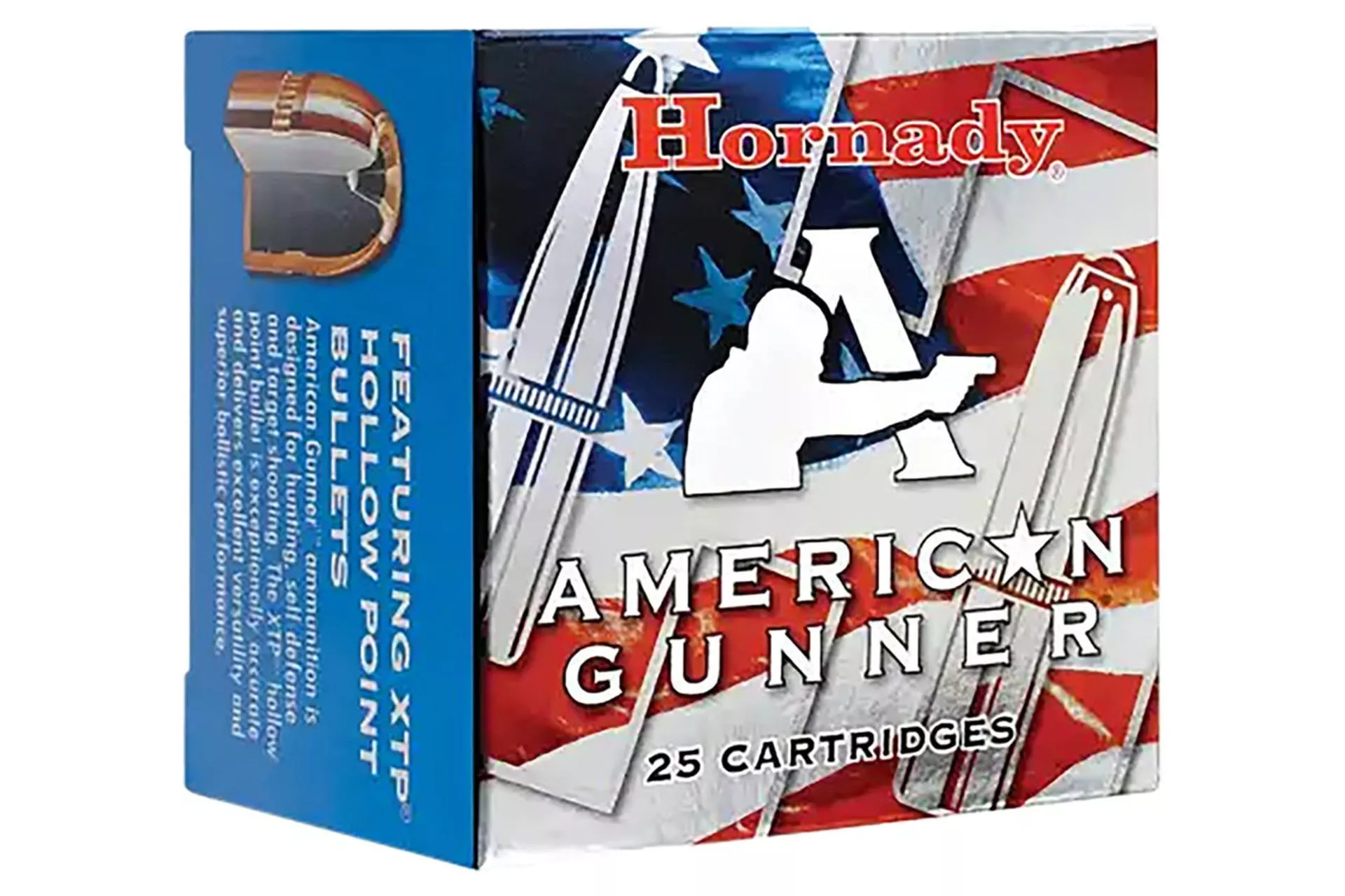 Hornady 90324 American Gunner 38 Special 125 gr 900 fps Hornady XTP Hollow Point (XTPHP) 25 Bx/10 Cs – 95558