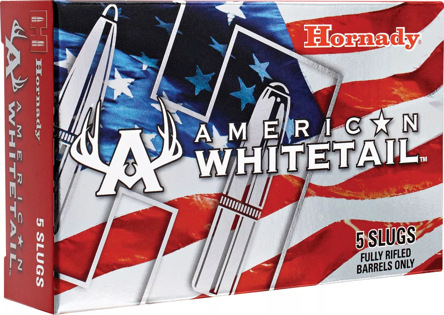 Hornady American Whitetail 12 Gauge 325 Grain Interlock, 5-Round Box