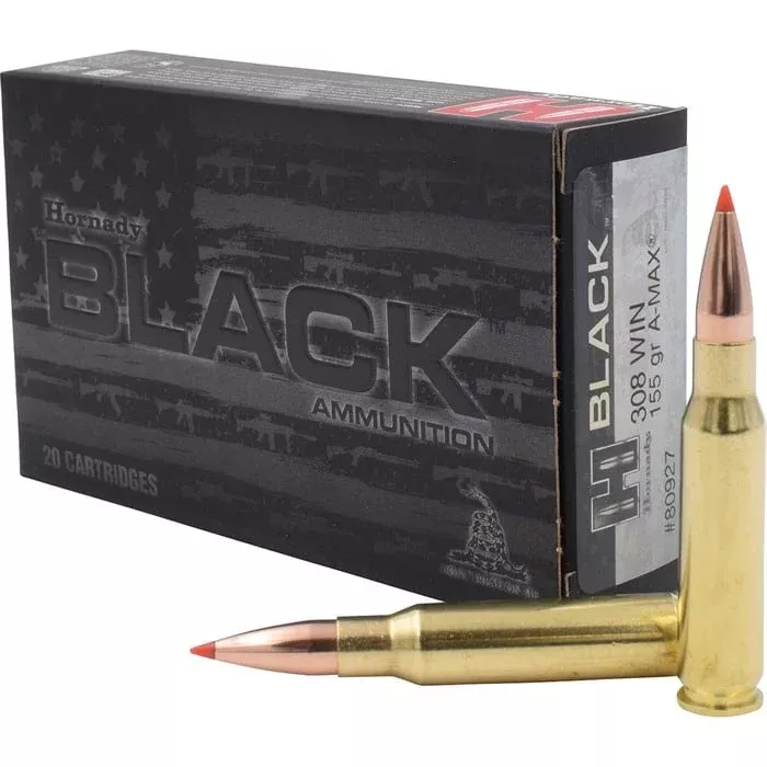 HORNADY – Black 308 Win 155gr ELD-Match Polymer Tip Boat Tail 20/Box Quantity Discount PriceAdd To Favorite
