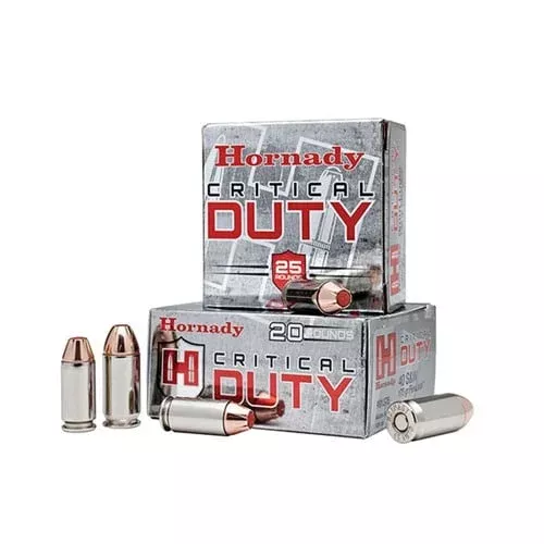 HORNADY – Critical Duty 9mm Luger+P 135gr Polymer Tipped 25/Box Quantity Discount PriceAdd To Favorite