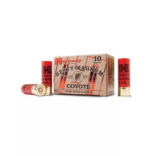 Hornady Heavy Magnum Coyote 12 Gauge Shotshell Ammunition, 3 Inch, 1300 FPS, 1 1/2 Ounce, BB Shot – 10 Cartridge Box ( 10 / 1 )